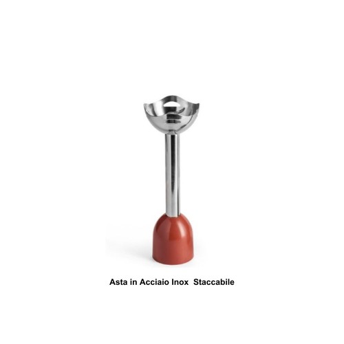 Elettrodomestici Frullatore Mixer a immersione 600W 3 in 1 Linea Iridea Rosso Mela