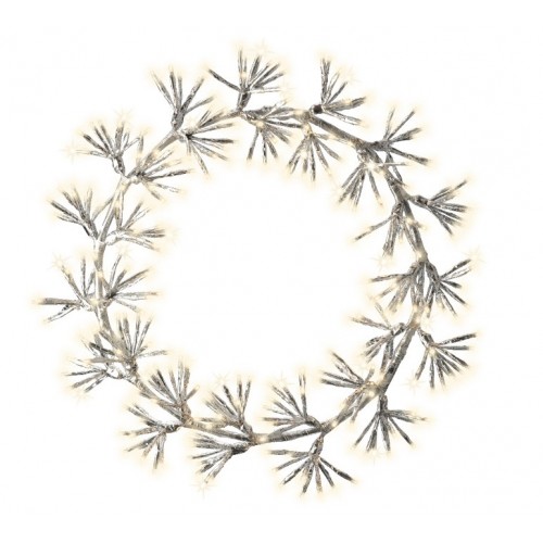 Fuoriporta natalizio Lumineo Ghirlanda Corona 300 Led Diametro 48cm