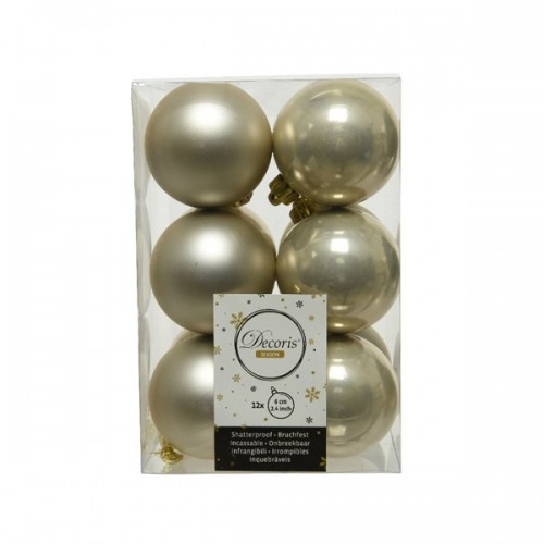 Decori per albero Decoris box 12 sfere perla diametro 60 mm 021830
