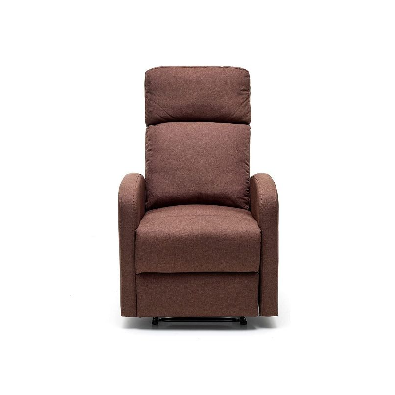 Poltrone Poltrona Con Recliner Manuale Mirella Marrone 90x68x107cm