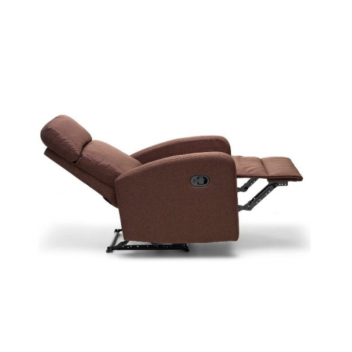 Poltrone Poltrona Con Recliner Manuale Mirella Marrone 90x68x107cm