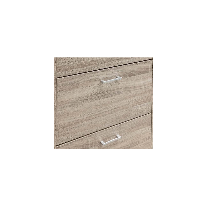 Complementi d'arredo Kit Scarpiera 3 Ribalte Twice Rovere 60 X 24 X 110h