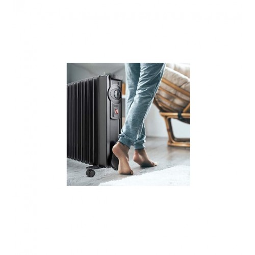 Stufe elettriche Radiatore A Olio da 1500W Con Doppia Modalità Di Riscaldamento E Termostato Regolabile