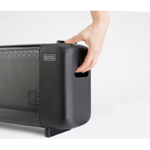 Stufe elettriche Radiatore Di Mica 1500W A 2 Intensità Di Calore Con Termostato Regolabile E Griglia Protettiva