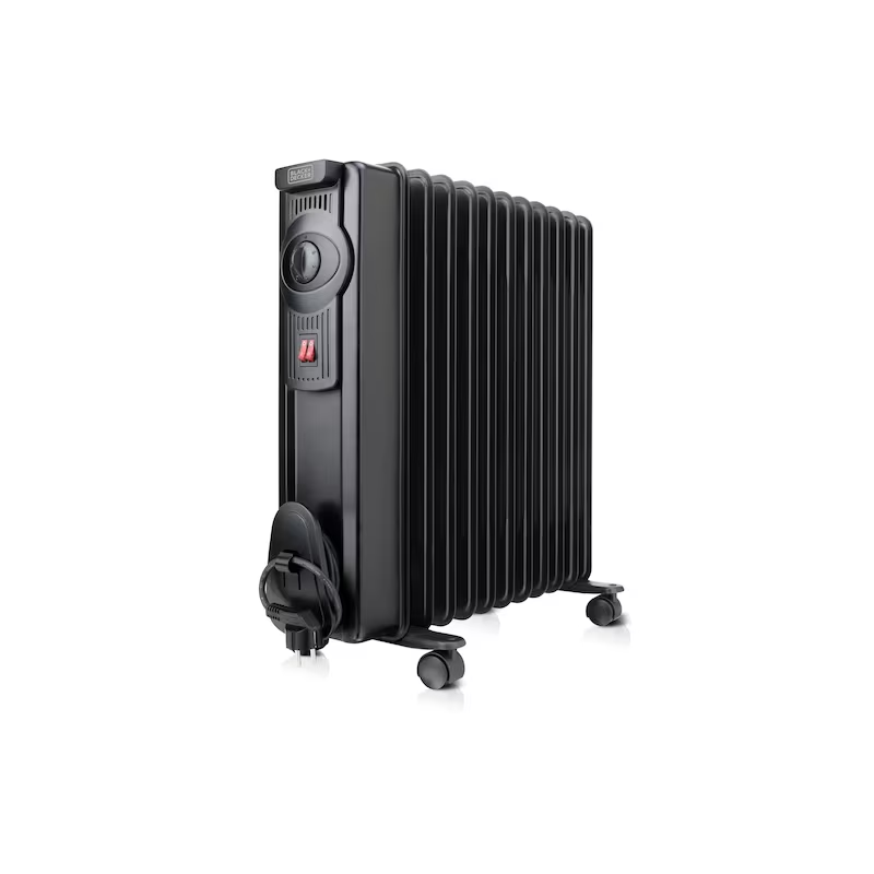 Stufe elettriche Radiatore A Olio da 2000W Con Doppia Modalità Di Riscaldamento E Termostato Regolabile Stufe elettriche Radiatore A Olio da 2000W Con Doppia Modalità Di Riscaldamento E Termostato Regolabile