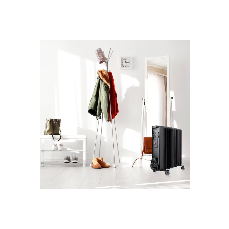 Stufe elettriche Radiatore A Olio da 2000W Con Doppia Modalità Di Riscaldamento E Termostato Regolabile Stufe elettriche Radiatore A Olio da 2000W Con Doppia Modalità Di Riscaldamento E Termostato Regolabile