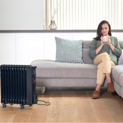 Stufe elettriche Radiatore A Olio da 2000W Con Doppia Modalità Di Riscaldamento E Termostato Regolabile