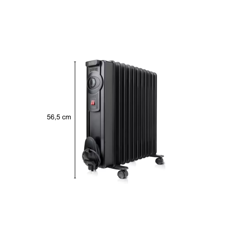 Stufe elettriche Radiatore A Olio da 2000W Con Doppia Modalità Di Riscaldamento E Termostato Regolabile Stufe elettriche Radiatore A Olio da 2000W Con Doppia Modalità Di Riscaldamento E Termostato Regolabile