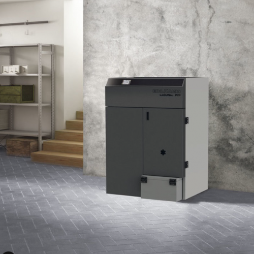 Stufe a pellet Caldaia A Pellet Laguna2 P29 28.2 KW Con Focolare In Acciaio e Sistema Di Gestione Automatica Leonardo