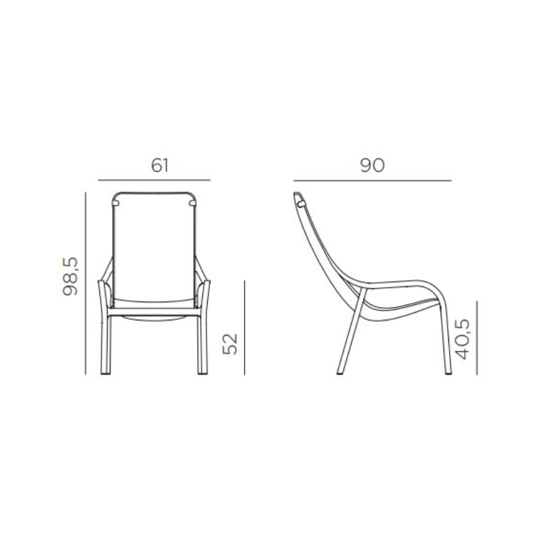 Sedie da giardino Poltrona Net Lounge Bianco In Polipropilene Fiberglass Anti UV Da Esterno Sedie da giardino Poltrona Net Lounge Bianco In Polipropilene Fiberglass Anti UV Da Esterno
