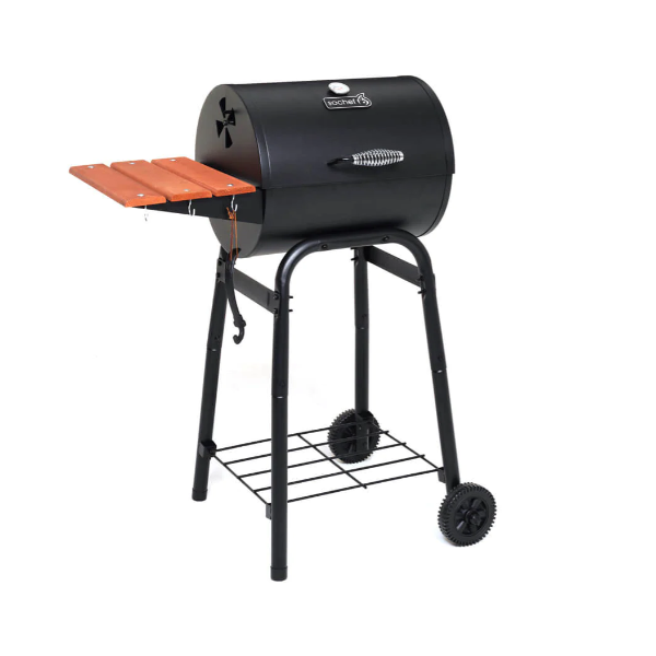 Barbecue a carbone Barbecue bbq carbone pedro 45 coperchio griglia carbonella legno grigliata