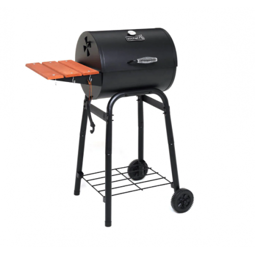 Barbecue a carbone Barbecue bbq carbone pedro 45 coperchio griglia carbonella legno grigliata