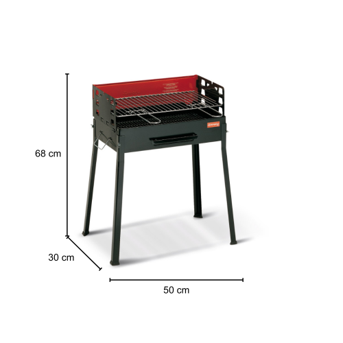 Barbecue a carbone Barbecue bbq carbonella famiglia ferraboli cm 50x30 h.cm 68