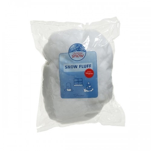 Arredo natalizio Decoris neve finta soffice di natale 100 gr 470552