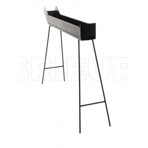 Barbecue a carbone Cuoci spiedini 60cm