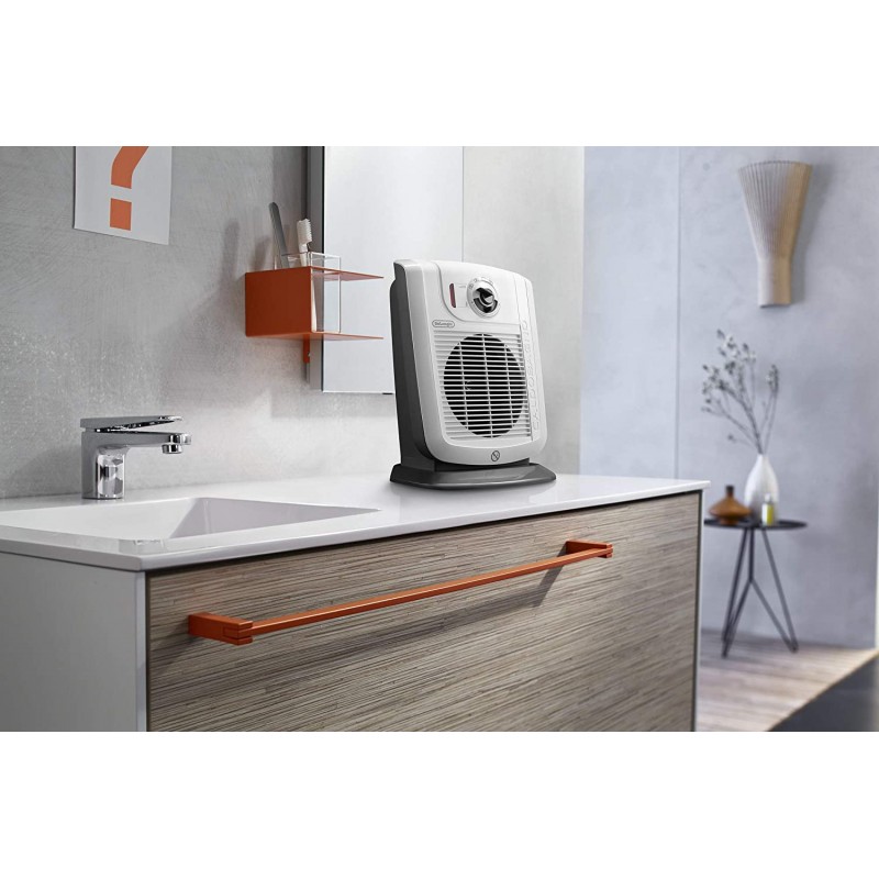 Termoventilatori Delonghi caldobagno hbc3030 220 w bianco Termoventilatori Delonghi caldobagno hbc3030 220 w bianco