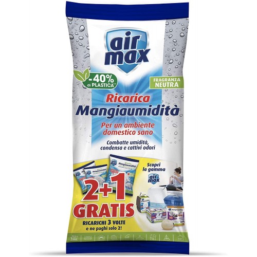 Utensili manuali Airmax d0739 ricariche sali per kit assorbiumidita' 1.35 kg
