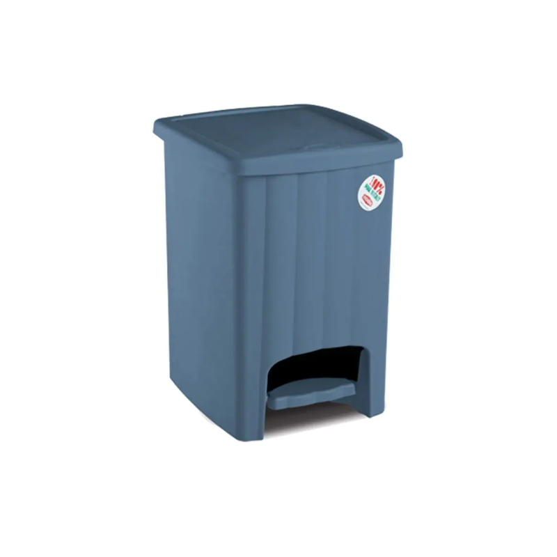 Pattumiere Pattumiera a Pedale con Secchio Interno Estraibile 20 lt Linea Margherita in Plastica Blu Pattumiere Pattumiera a Pedale con Secchio Interno Estraibile 20 lt Linea Margherita in Plastica Blu
