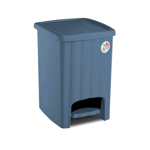 Pattumiere Pattumiera a Pedale con Secchio Interno Estraibile 20 lt Linea Margherita in Plastica Blu