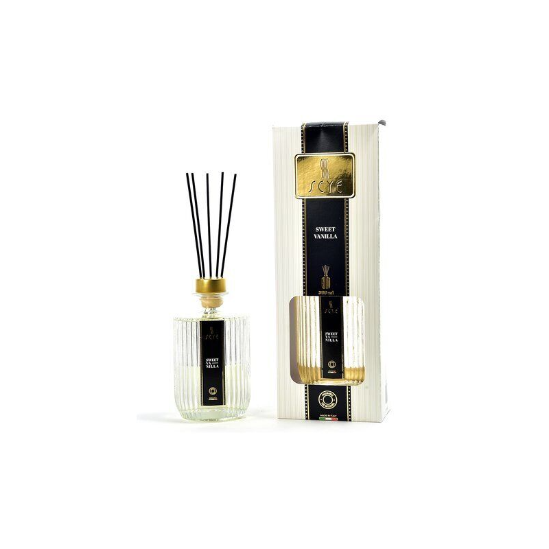 Profumatori d'ambiente Diffusore Stick con Bastoncini Fragranza Vanilla Sweet Linea Scye 500ml