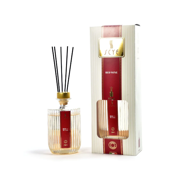 Profumatori d'ambiente Diffusore Stick con Bastoncini Fragranza Red Wine Linea Scye 500ml