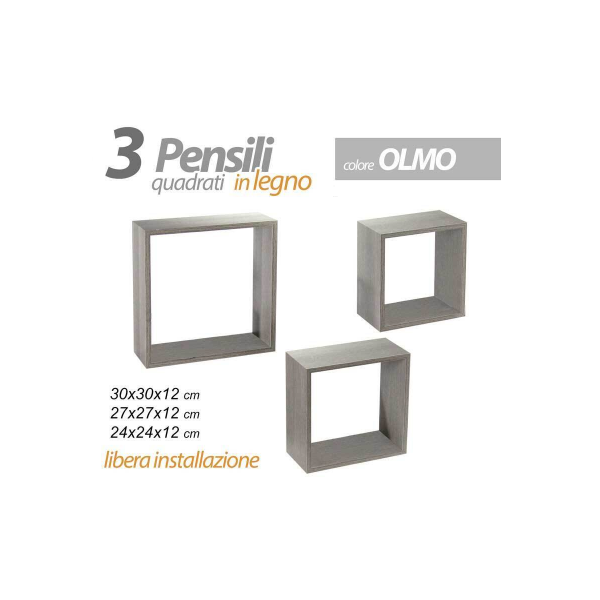 Set 3 Pensili Sospesi A...