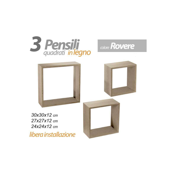 Set 3 Pensili Sospesi A...