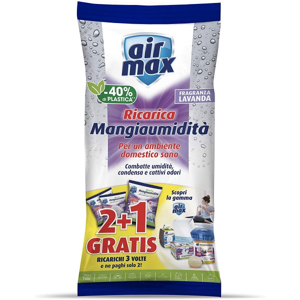 Utensili manuali Airmax d0741 ricariche sali per kit assorbiumidita' 1.35 kg