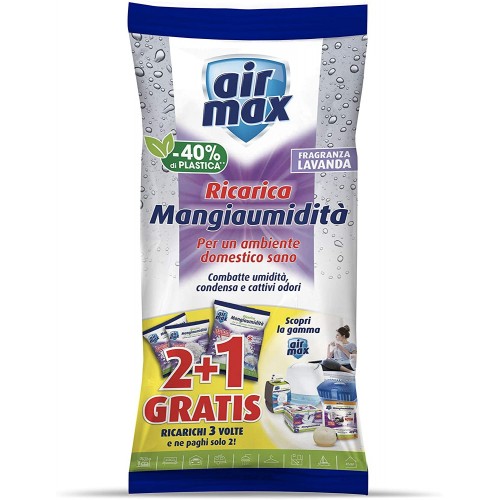 Utensili manuali Airmax d0741 ricariche sali per kit assorbiumidita' 1.35 kg