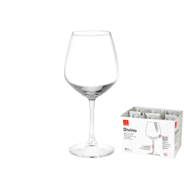 Set 6 Calici Vino Rosso...
