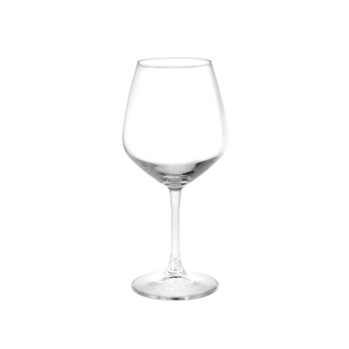 Set 6 Calici Da Vino Excelsa Color Wine, Vetro Grigio, Capacità 500 Ml, Altezza 23 Cm, Lavastoviglie