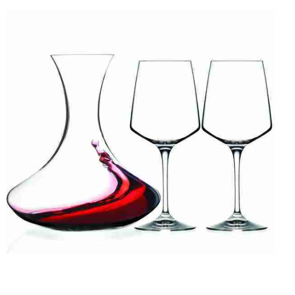 Set 3 Pezzi Decanter Per...