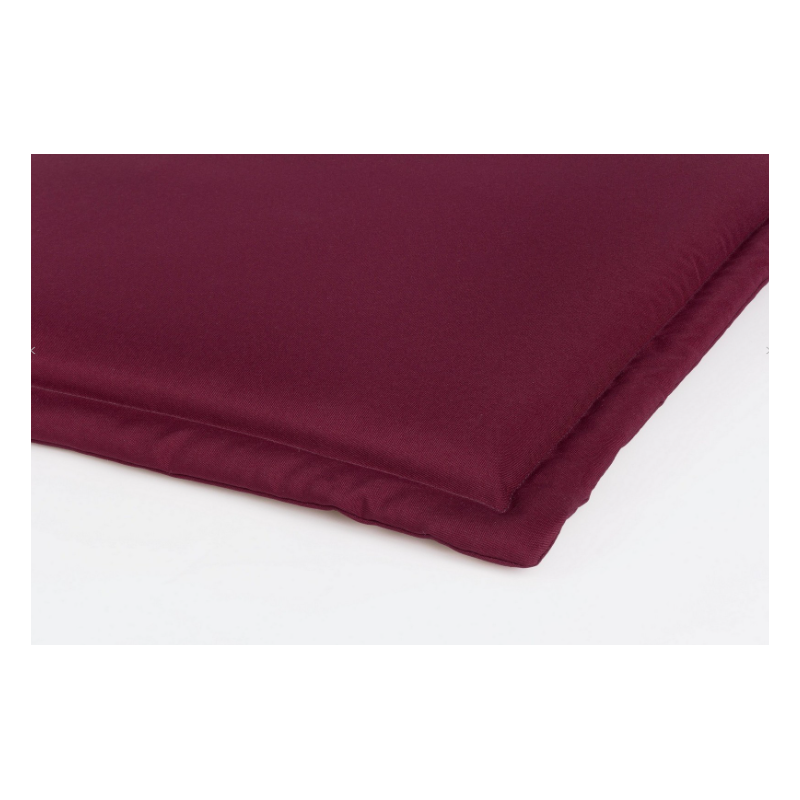 Cuscineria Cuscino Per Sedie E Poltrone Da Esterno Poly180 In Poliestere Bordeaux Idrorepellente Con Cerniere A Scomparsa