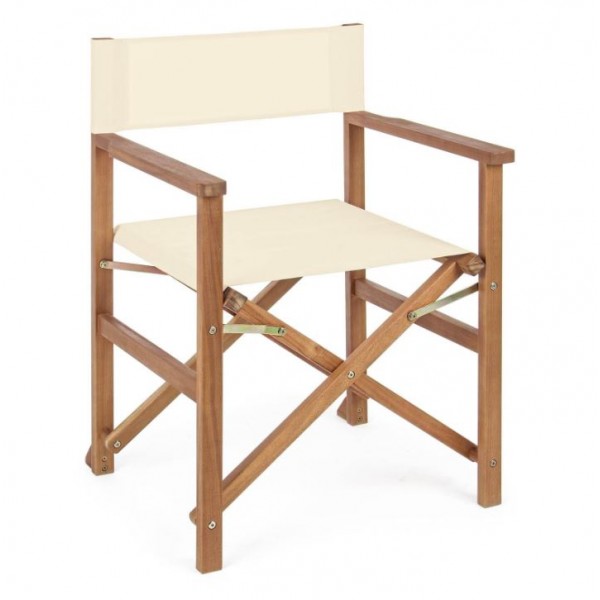 Sedia Da Regista Noemi Ecru...