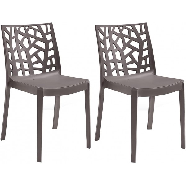 GLOUPIE Set 2 Sedie Matrix...