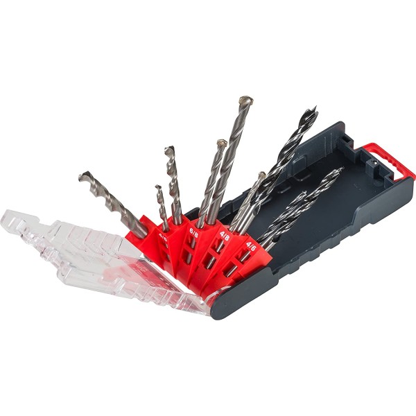 Elettroutensili Einhell set 9 punte trapano combinate 109154