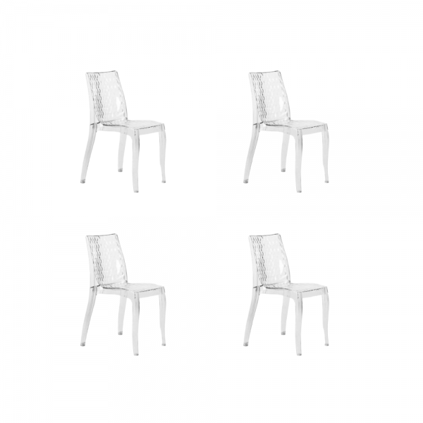 GLOUPIE Set 4 Sedie Da...