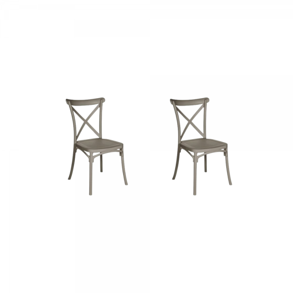 GLOUPIE Set 2 Sedie Da...