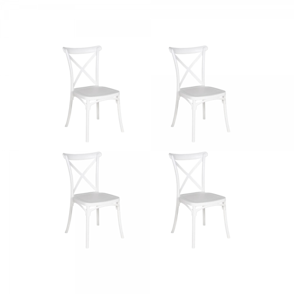 GLOUPIE Set 4 Sedie Da...