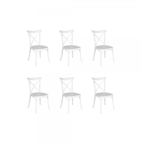 GLOUPIE Set 6 Sedie Da...