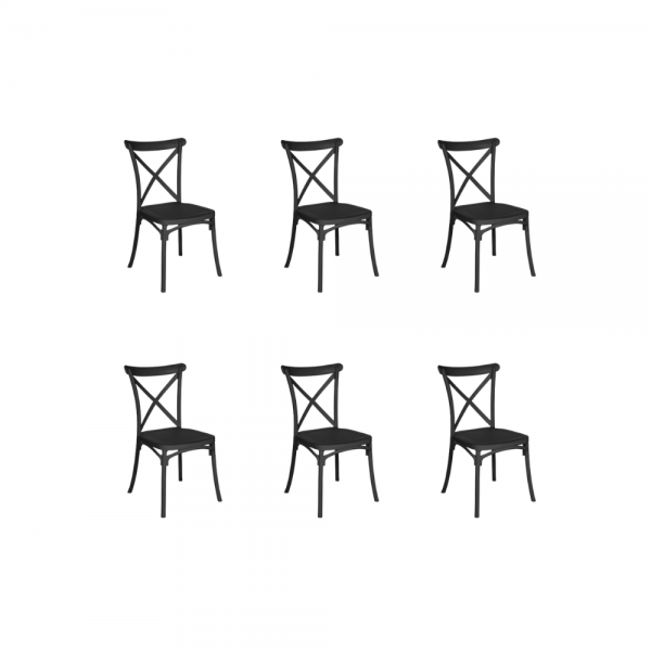 GLOUPIE Set 6 Sedie Da...