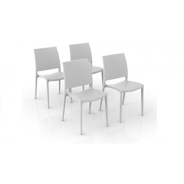 GLOUPIE Set 4 Sedie Da...