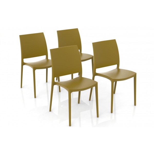 GLOUPIE Set 4 Sedie Da...