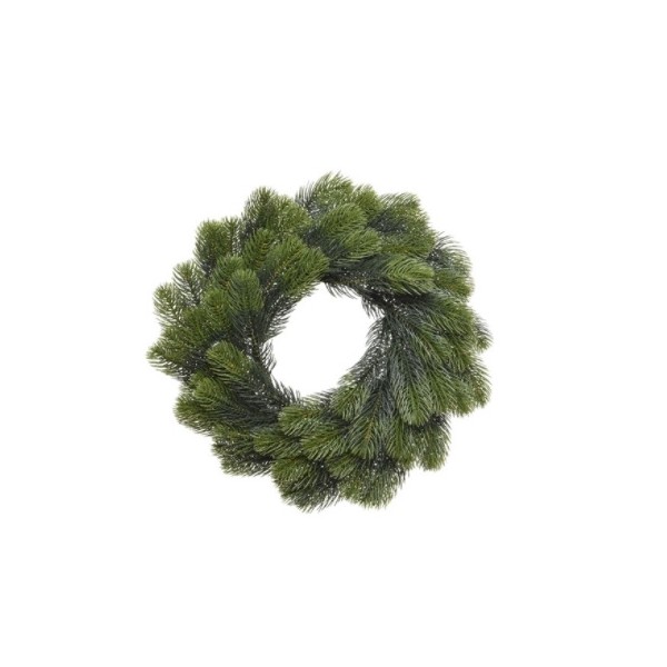 Fuoriporta natalizio Everlands corona di natale winnipeg green 50 cm 683021
