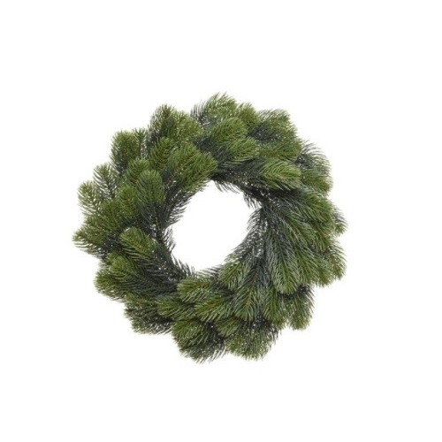 Fuoriporta natalizio Everlands corona di natale winnipeg green 50 cm 683021