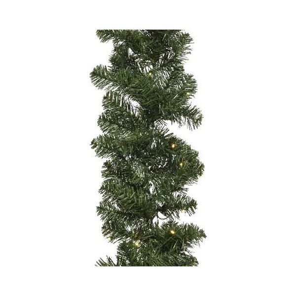 Decori per albero Everlands ghirlanda di natale winnipeg c/led d 48 270 cm 690057