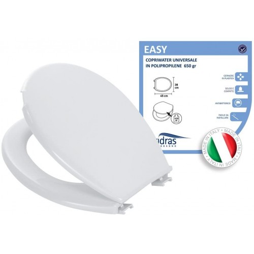 Arredo Bagno Feridras copriwater plastica bianco 291001b