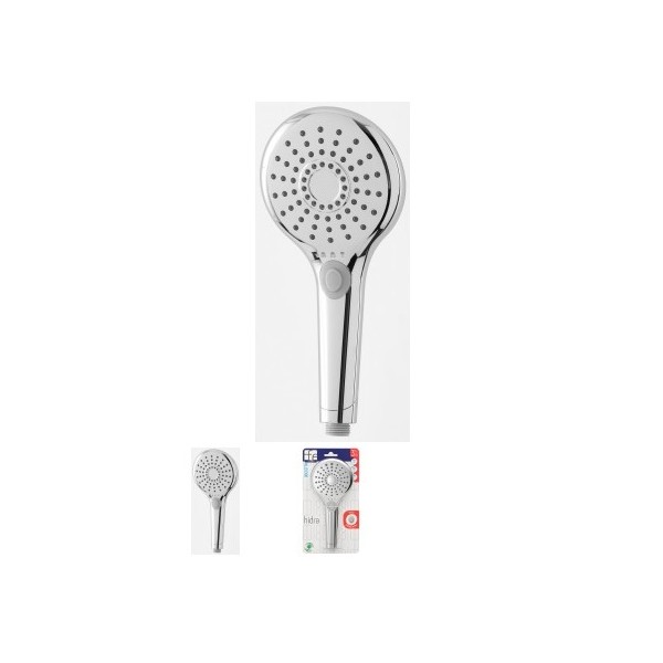 Rubinetteria Feridras doccetta cromata 3 funzioni con switch hidra con tasto doccia 017108