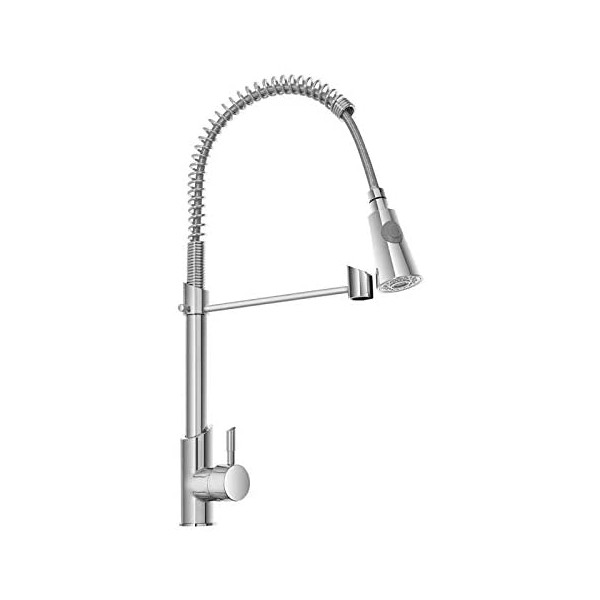 Rubinetteria Feridras miscelatore lavello cromato molla 401058