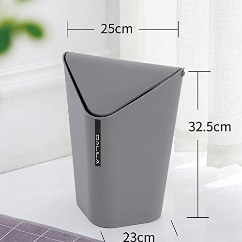 Accessori bagno Feridras pattumiera bagno dalila grigio 012002